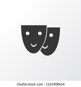 Mask icon symbol. Premium quality isolated theater element in trendy style.