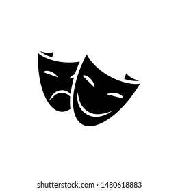 mask icon trendy flat design