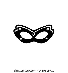 mask icon trendy flat design