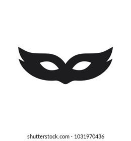 mask icon in trendy flat style 