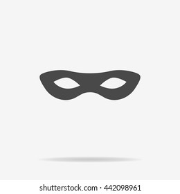 Mask icon. Vector concept illustration for design.