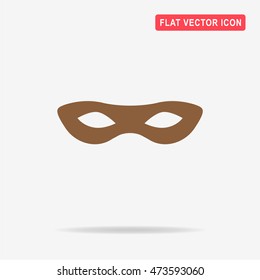 Mask icon. Vector concept illustration for design.