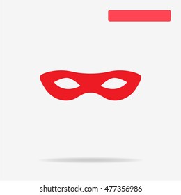 Mask icon. Vector concept illustration for design.