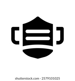 mask icon. vector glyph icon for your website, mobile, presentation, and logo design.