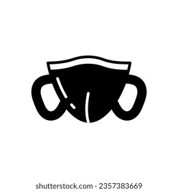 Mask icon in vector. Illustration
