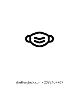 Maskensymbol, Vektorgrafik. Rahmensymbol für Web-, iPhone- und mobile Apps