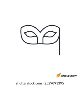 Mask icon vector illustration. Mask symbol isolated on white background