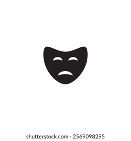 mask icon vector ilustration logo design