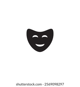 mask icon vector ilustration logo design