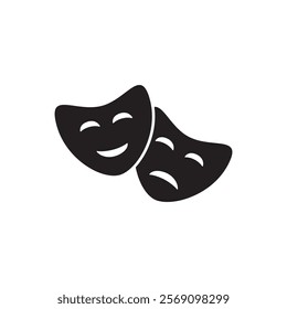 mask icon vector ilustration logo design