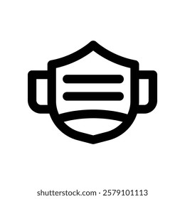 mask icon. vector line icon for your website, mobile, presentation, and logo design.