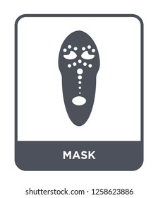 mask icon vector on white background, mask trendy filled icons from Museum collection, mask simple element illustration