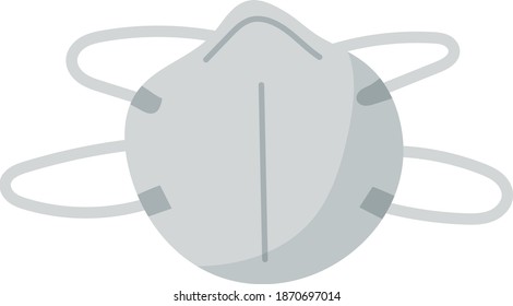vector de icono de máscara. signo de máscara en fondo blanco. icono de máscara para web y aplicación