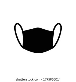símbolo vectorial de icono de máscara