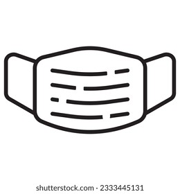 mask icon vector template illustration logo design