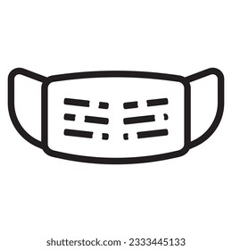 mask icon vector template illustration logo design