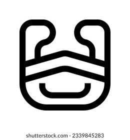 icono de máscara para tu sitio web, móvil, presentación y diseño de logotipo.