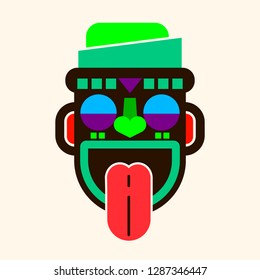 Mask Idol Icon. Cartoon Of Mask Idol 