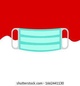 Mask for Indonesia, Design of vector mask blocking viruses, Corona virus /2019-nCoV