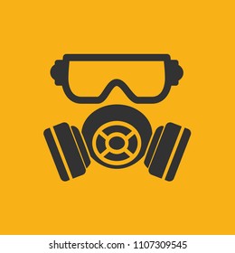 Mask industry vector icon