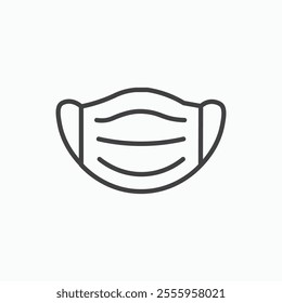 Mask isolated icon. vector illustration.