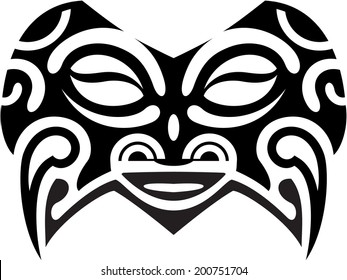 Mask is isolated on white