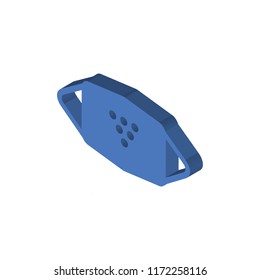Mask isometric left top view 3D icon