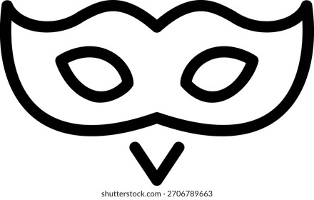 mask line icon illustration vector