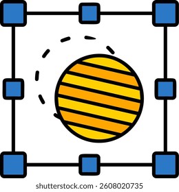 Mask Line vector Icon Design