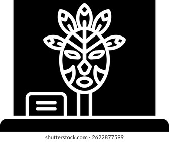 Maskenlinie, Vektordesign des Symbols