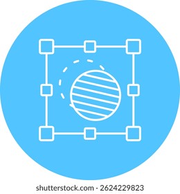 Design de ícone de vetor de linha de máscara