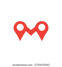 Maskenposition einfaches Logo Design Geschäft