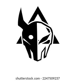 mask logo design for all