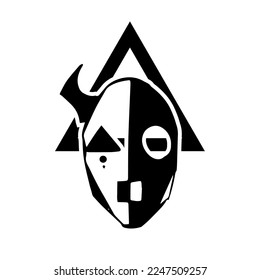 diseño de logotipo de máscara para todos
