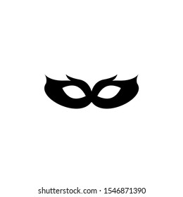 mask logo design vector illustration