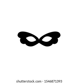 mask logo design vector illustration