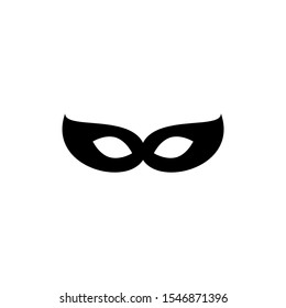 mask logo design vector illustration