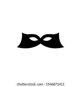 mask logo design vector illustration