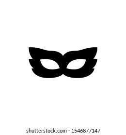 mask logo design vector illustration