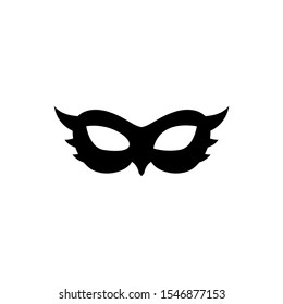 mask logo design vector illustration