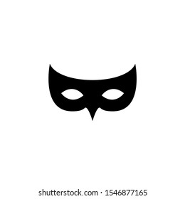 mask logo design vector illustration