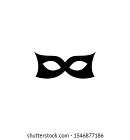 mask logo design vector illustration