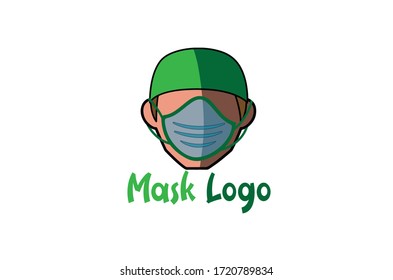 Vektor-Vorlage für das Maskenlogo