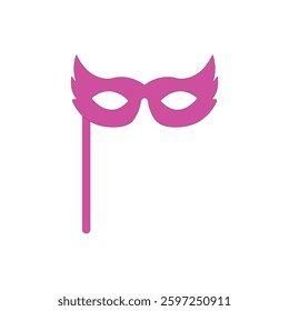 mask logo icon illustration flat