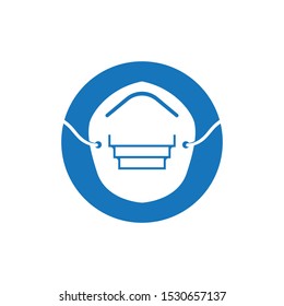 mask logo and symbol Vector Illustration