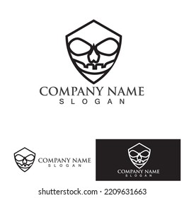 mask logo and symbol Vector Illustration