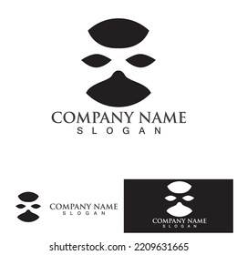 mask logo and symbol Vector Illustration