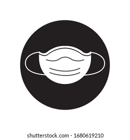 ilustrador de diseño vectorial del logotipo de máscara