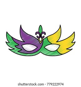 mask mardi gras carnival icon image 