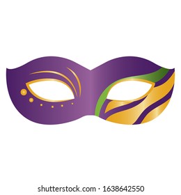 Mask for mardi gras. Carnival party - Vector